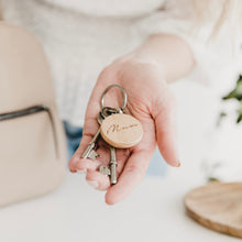 Load image into Gallery viewer, Jodie Gaul Mummy Wooden Engraved Keyring
