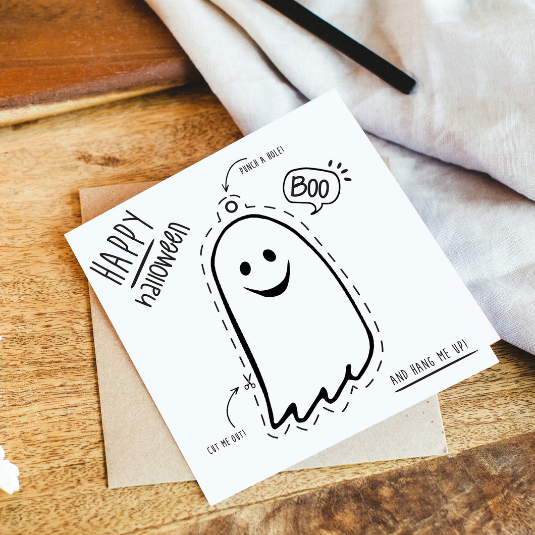 Jodie Gaul Kids Make Your Own Halloween Decoration Card