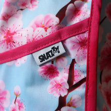 Load image into Gallery viewer, Snazzy Kid Cherry Blossom Bib with Travel Pouch
